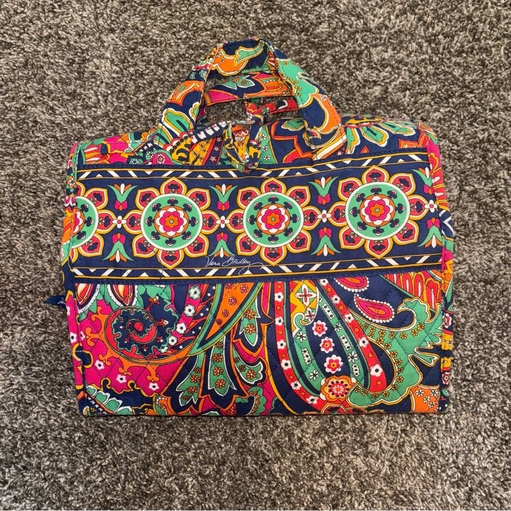 VERA BRADLEY Paisley Makeup/Travel Hanging Organizer - Picture 9 of 11